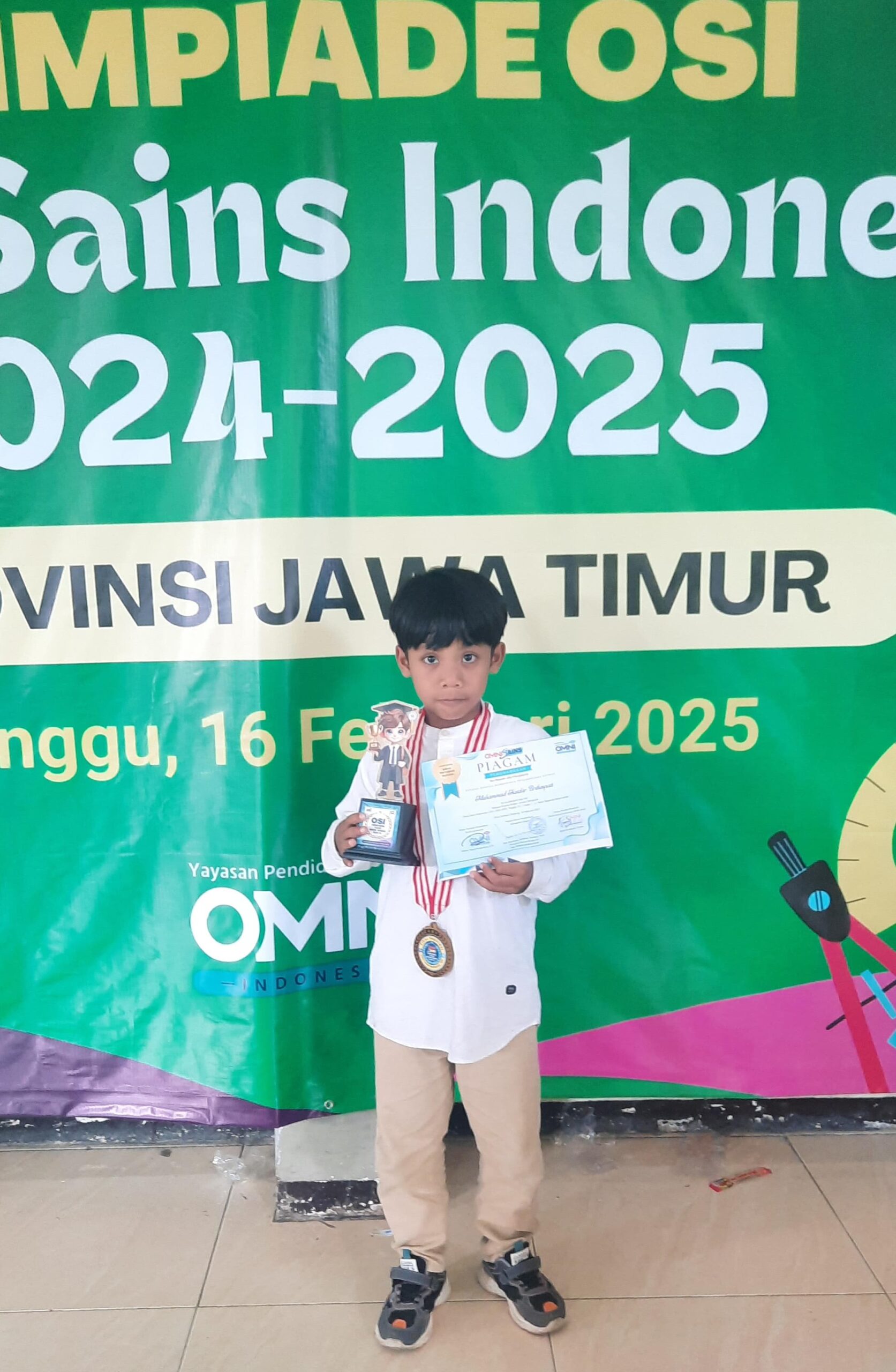 Muhammad Haidar Brihaspati Raih Mendali Perunggu Olimpiade Sains Indonesia Mapel Matematika